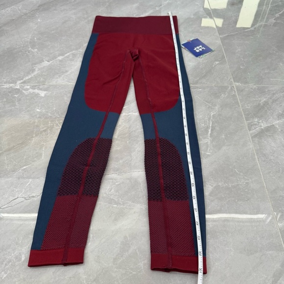 Women’s JoyLab Color Block Seamlessly Knit Mesh 7/8 Athletic Workout Leggings XS - Picture 15 of 16